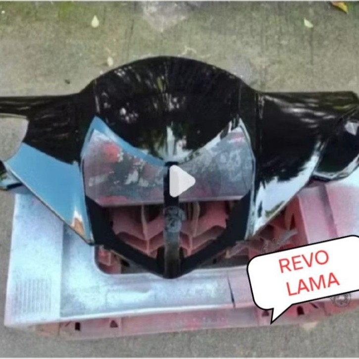 BATOK DEPAN REVO LAMA ORI ABS HITAM GLOSY