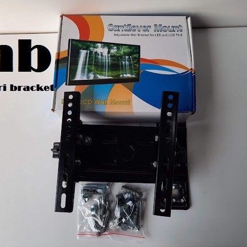 Bracket tv led swivel 19" sd 43" swing belalai paling laris besi tebal bracket tv polytron