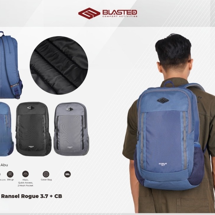 Tas Pria Ransel Blasted Rogue 201037 Sekolah Kuliah Dewasa Laptop Backpack