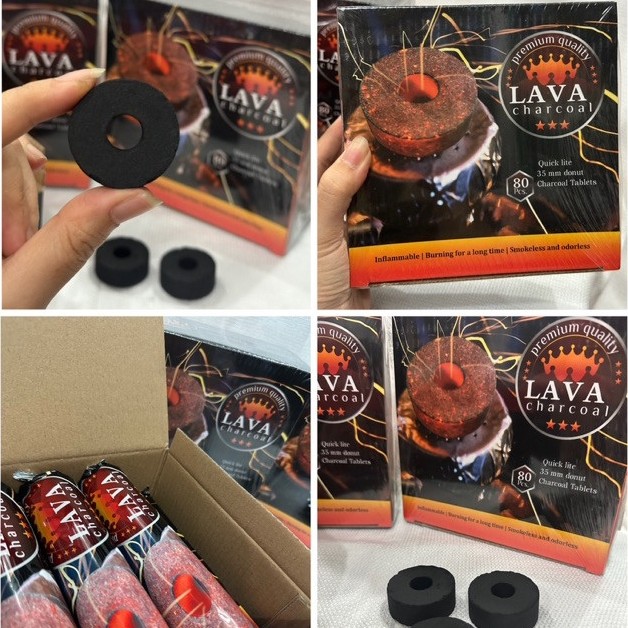 Arang Magic Lava Premium Charcoal / Arang Bukhur Arang Dupa Arang Magic Praktis