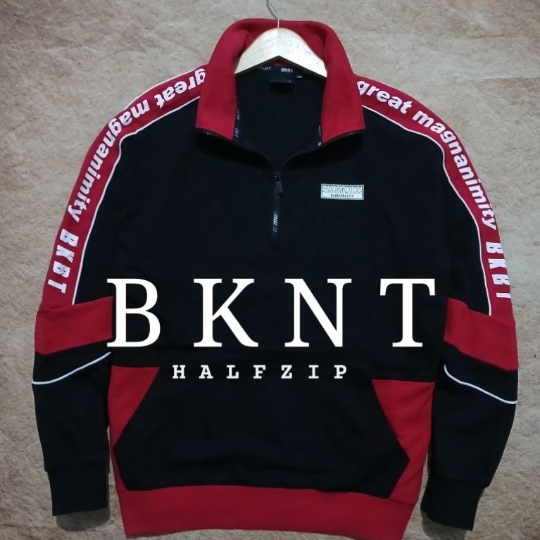 Jaket casual halpzip BKBT recomend bekas pakai