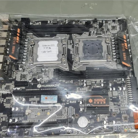 Motherboard Huananzhi X79-Z Intel Dual CPU LGA 2011 ( BERGARANSI )