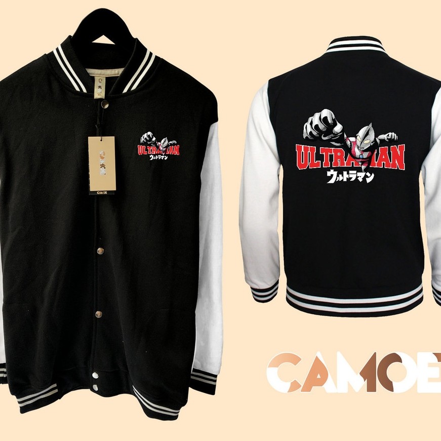 Jaket Baseball Varsity Ultraman 3D Japan