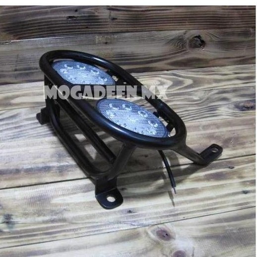 Headlamp Lampu Depan  trail clasic klasik jadul vintage LED Bulat