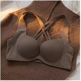 Wagee- Bh Wanita Dewasa Bra Busa Tebal Bh Push Up Seamless Kaitan Depan Tanpa Kawat Tali Silang Nyam