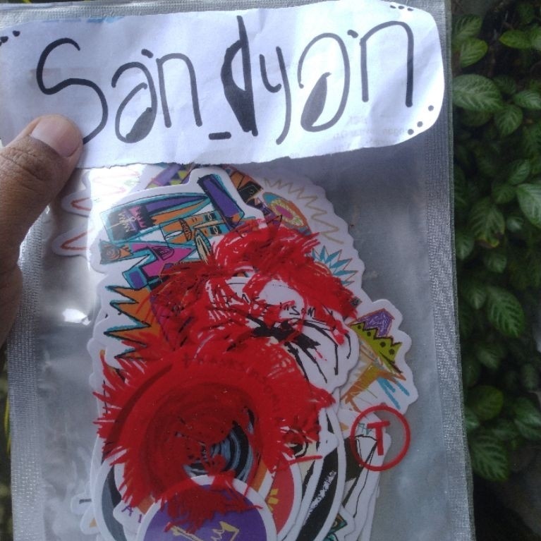 Stiker thanksinsomnia X alipjon