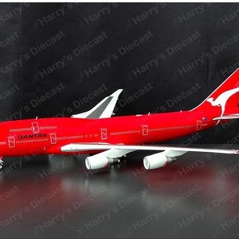 1/200 B747-400 Qantas - All Red By Jc Wings