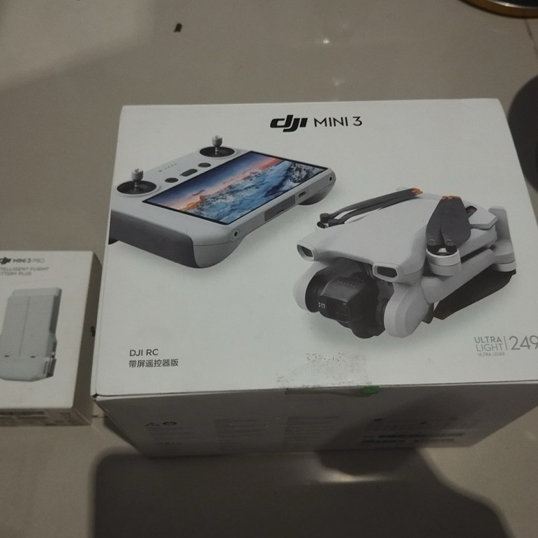 Dji Mini 3 Rc second basic 2 baterai