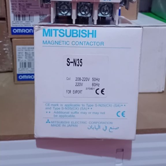 KONTAKTOR MITSUBISHI SN-35 220VAC SN35 KONTAKTOR MITSUBISHI