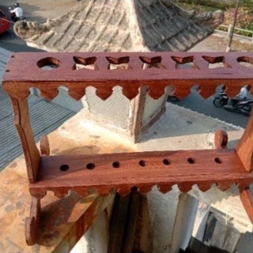 Jagrak Keris Isi 7 Plitur Finishing Tumbak NR33+ bk keris megantara gligir nomnoman pb kartasura