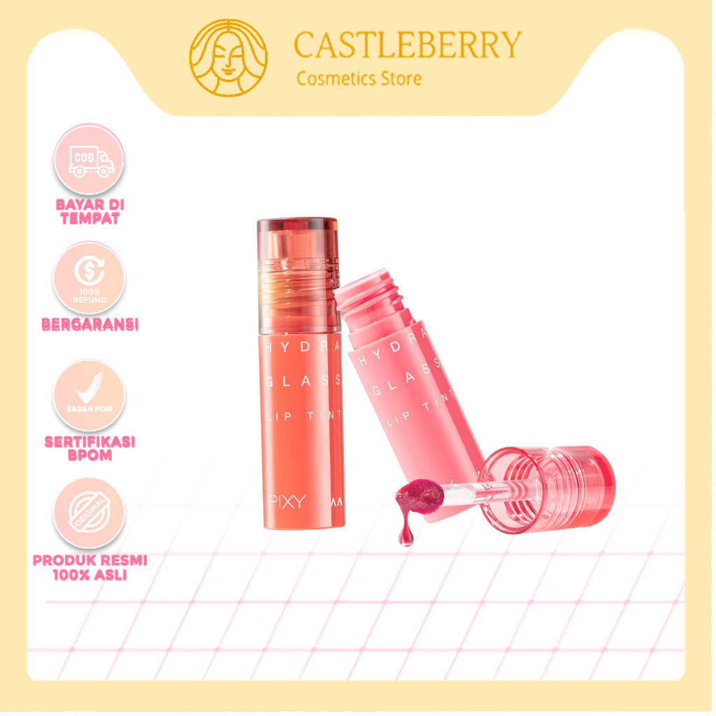 CASTLE - PIXY Hydra Glass Lip Tint Long Lasting