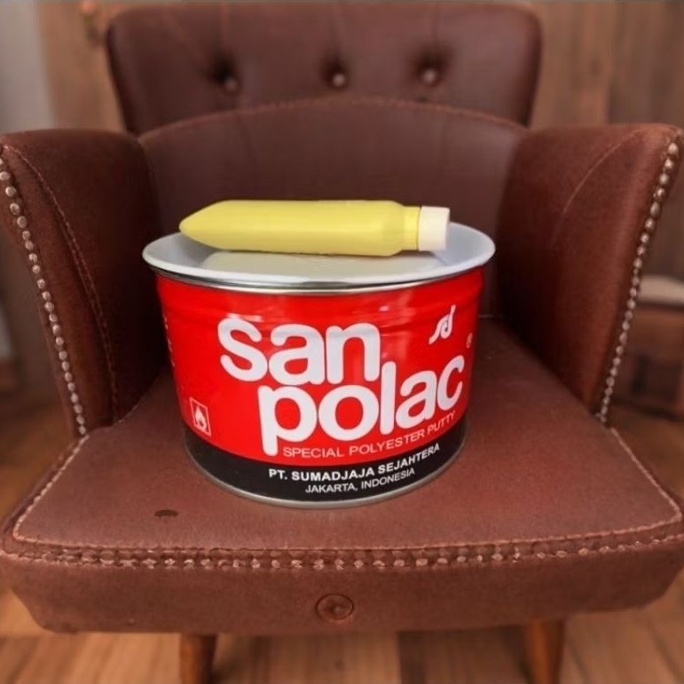 Dempul Plastik Sanpolac 1kg - Dempul kayu Dempul besi Dempul plastik