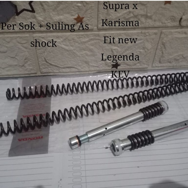 Per Sok Depan plus Suling As shock Supra x karisma fit new legenda KEV