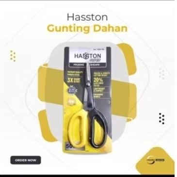 Alat Bonsai , Gunting Pruning Hasston Prohex, gagang Kuning Hitam, Hasston Super 116