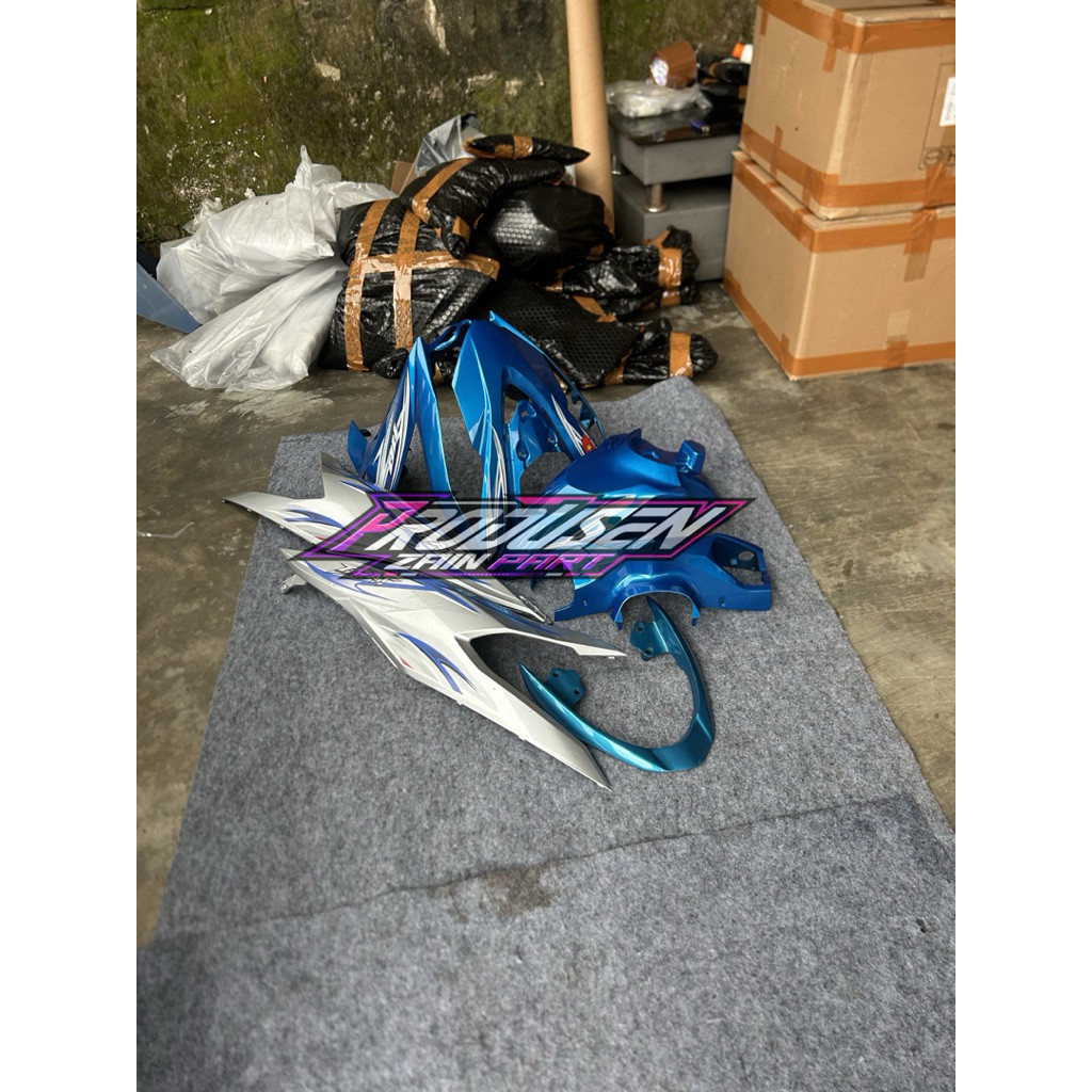 body beat deluxe biru relaxa X silver