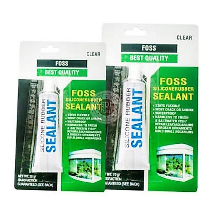 Lem Kaca Aquarium Bening Kecil 30Gr,Lem Kaca Silikon Kecil 30 Gr
