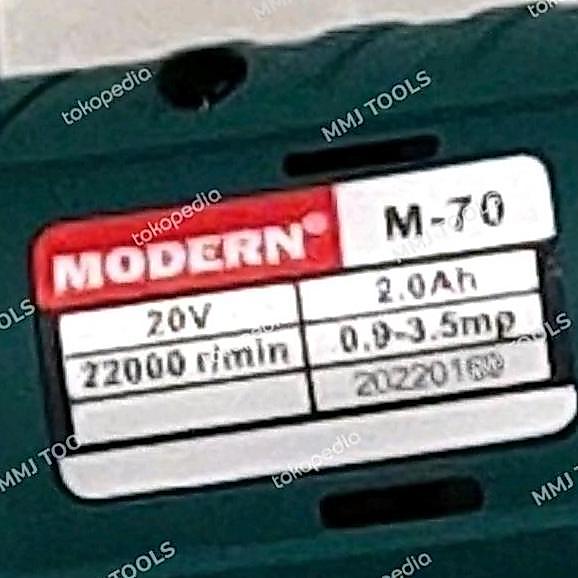 Ready MODERN Cordless Jet Cleaner M'70 - MODERN mesin cuci mobil charge M-70