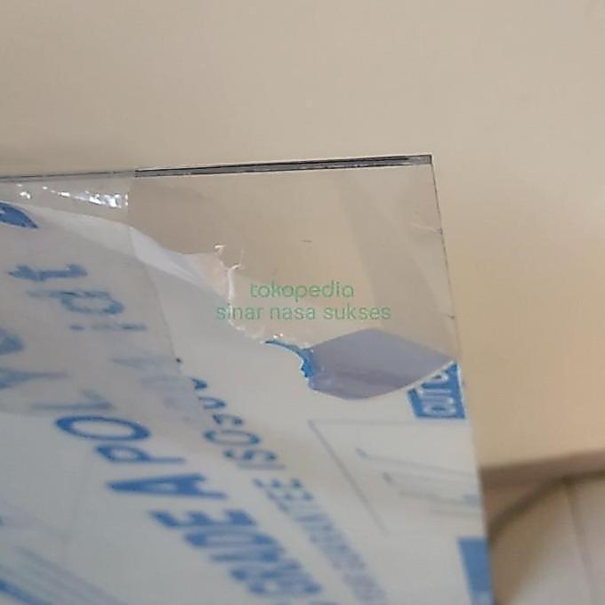 polycarbonate 3mm 55x65cm Lembaran /sheet potongan / polycarbonate