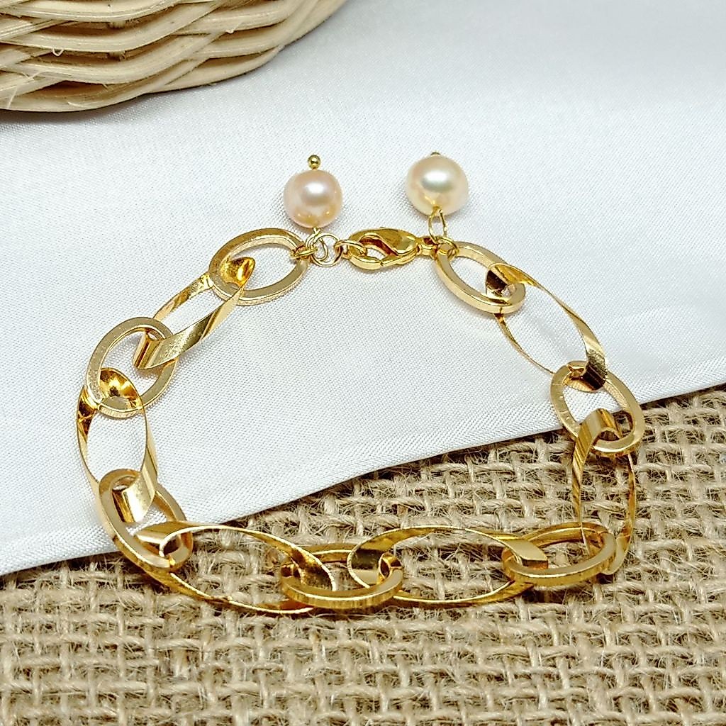 gelang mutiara tawar asli Lombok bisa strap masker