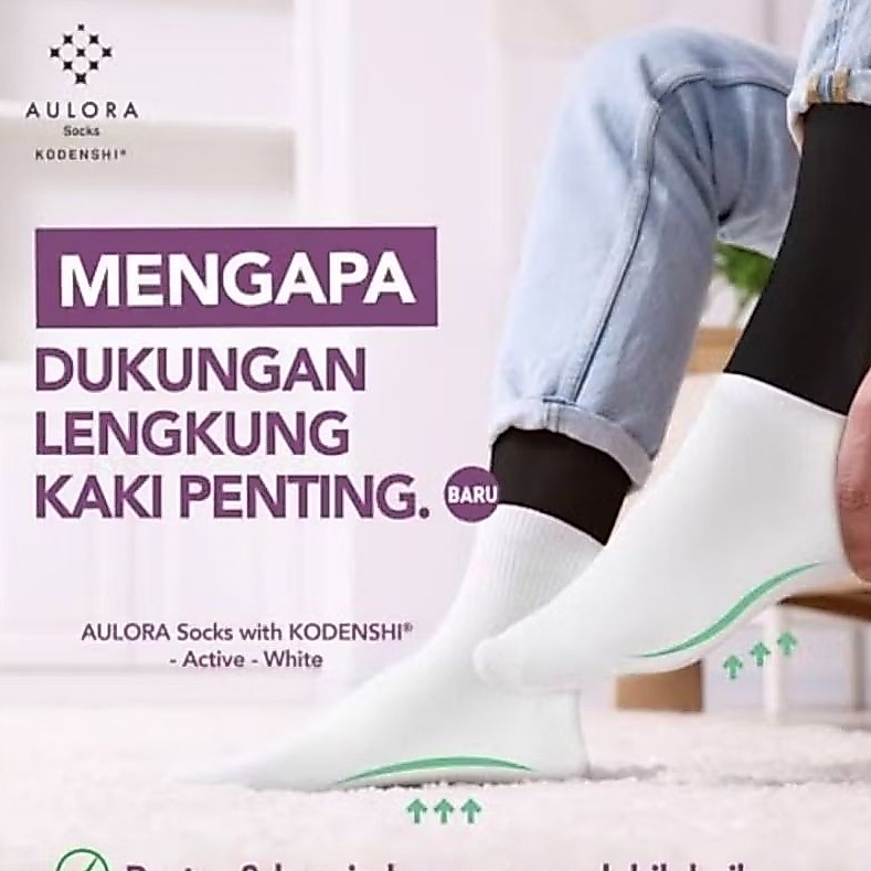 Aulora sock putih women kaos kaki kesehatan