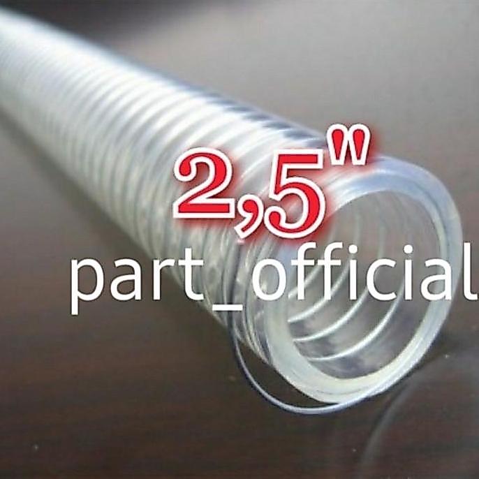 munashops_corp - selang kawat spiral 2-1/2" selang pvc 2,5" selang minyak 2,5"inch