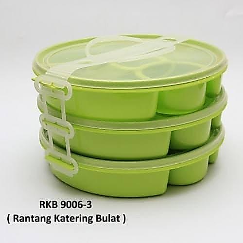 Rantang Bulat Katering Lunch Box Kotak Tempat Makan Catering Bundar #Gratisongkir