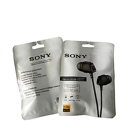 PROMO COD SONY HEADSET HANDSFREE EARPHONE HF SUPER MEGA BASS STEREO GOOD QUALITY