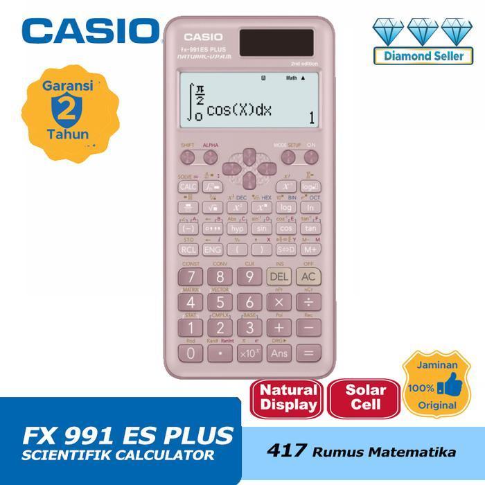CASIO CALCULATOR FX 991 ES PLUS-2 Kalkulator - PINK