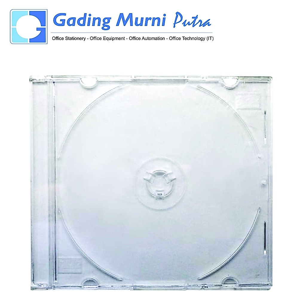 Kotak CD Case Mika Transparant Bening