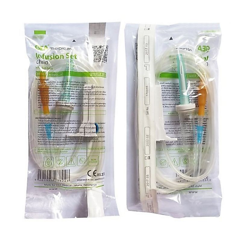 Infus set anak GEA /child infusion set/ selang infus /Infusion Set Adult/Dewasa