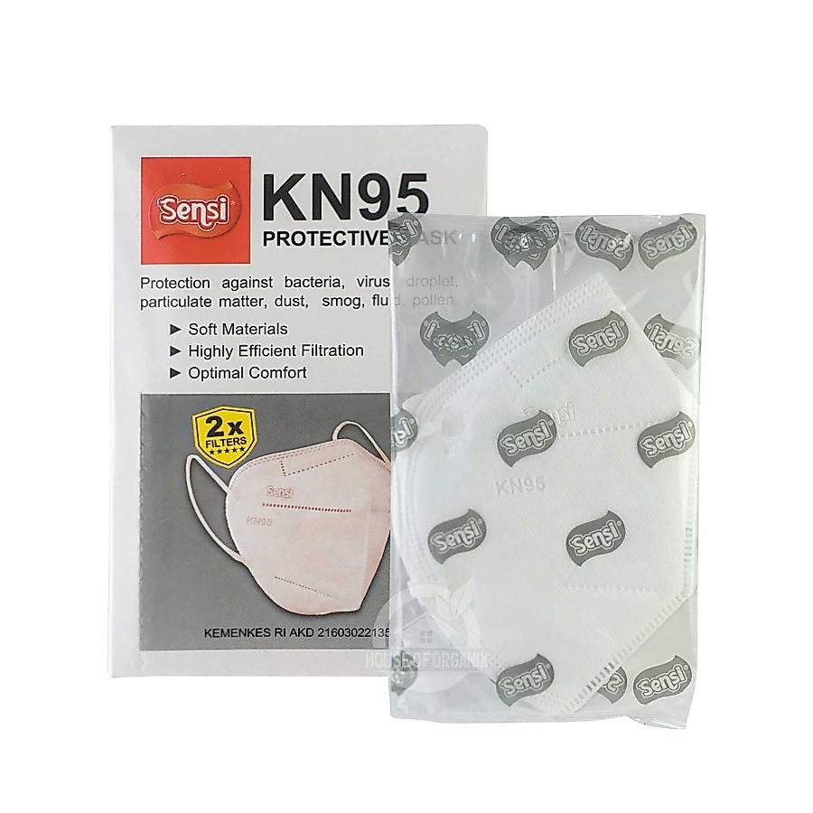 Masker Sensi KN95 Protective Mask 6ply 20pcs/box