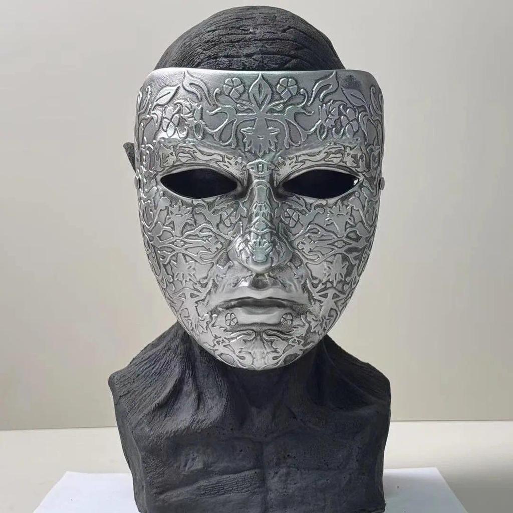 Kingdom Baldwin IV Resin Mask Handcrafted Engraved Floral Party Costume Masquerade Balls Halloween E