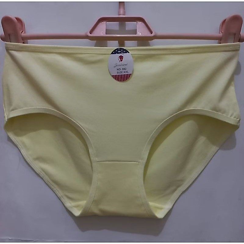 Jiashini CD Wanita Polos Tebal Halus Elastis