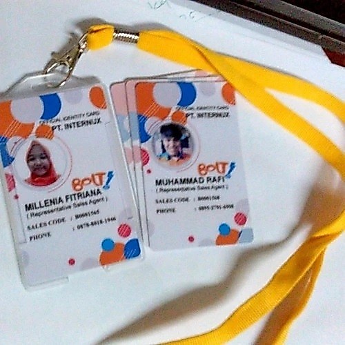 id card 2 sisi kartu KARYAWAN