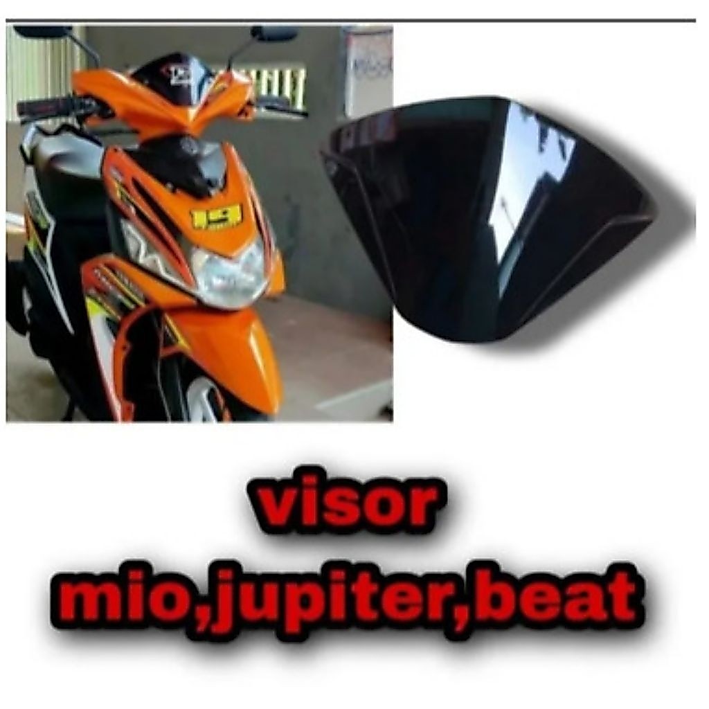 Visor Jupiter MX old / visor MX old black Bahan kuat