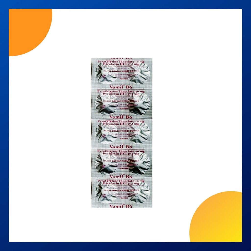 VOMIL B6 1 STRIP @ 10 TABLET SALUT SELAPUT