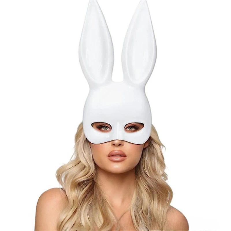 Pink Girl Rabbit Head Mask Bar KTV Nightclub Party Halloween Princess Mask Rabbit Girl