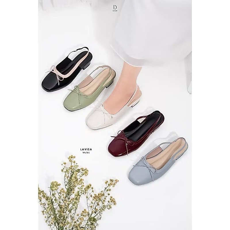 Damelia Melstore jkt Sandal wanita Lavisa mules DAMELIA MELSTORE JKT