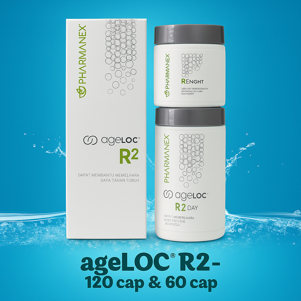 PROMO R2 Day Night Suplemen kesehatan NU Skin ageLOC R2 Suplemen Anti Aging 120 Cap & 60 Cap Perawat