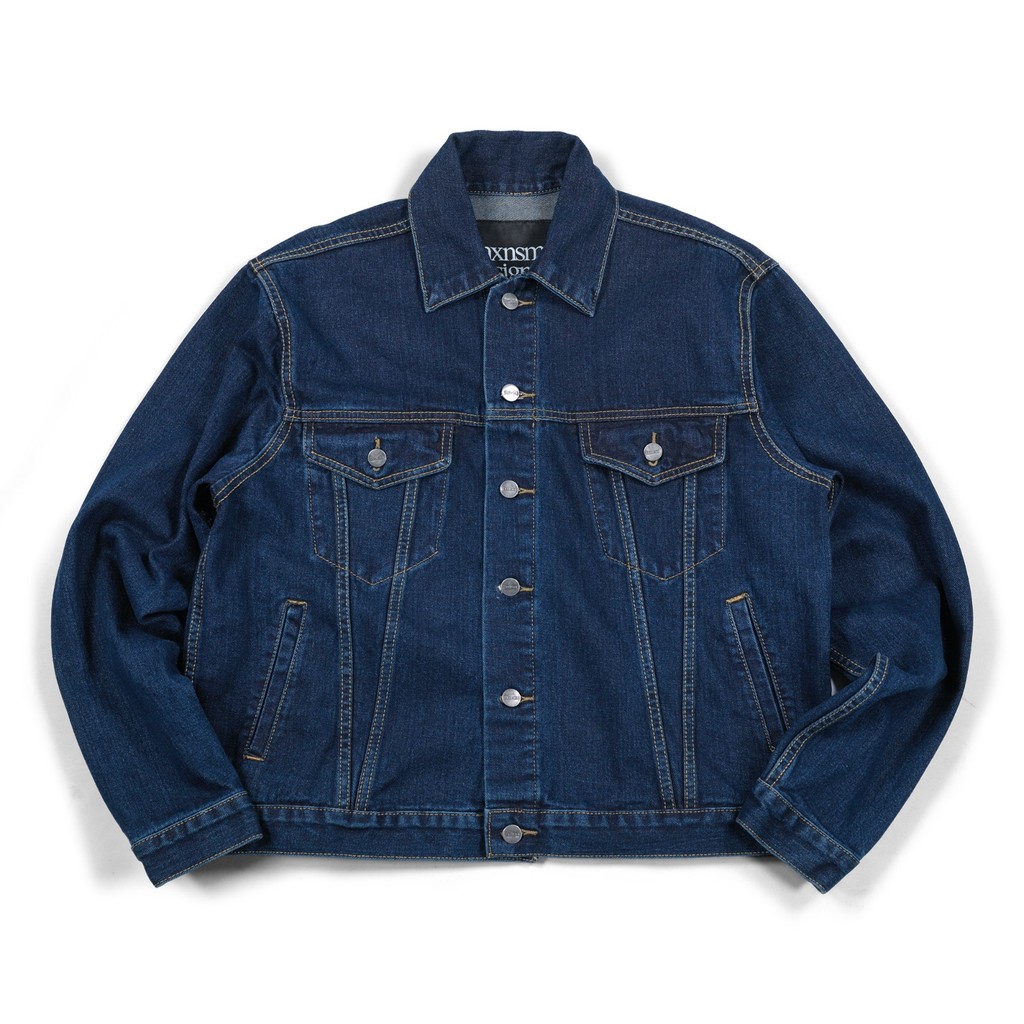 Denim Jacket Hailey Plain Indigo Thanksinsomnia