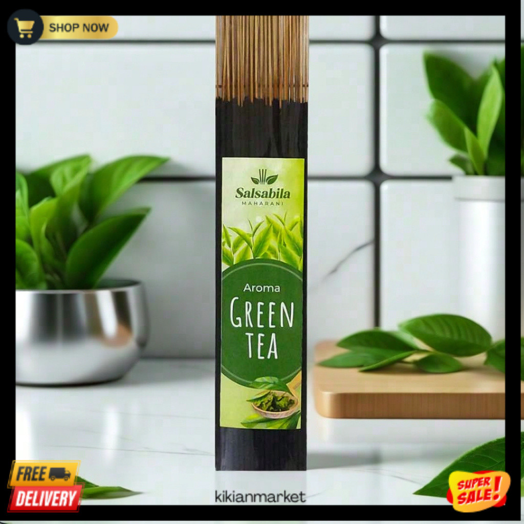 KKM Dupa Salsabila Aroma GreenTea Fresh Segar Penuh Energi Pengharum Ruangan Dupa Green Tea