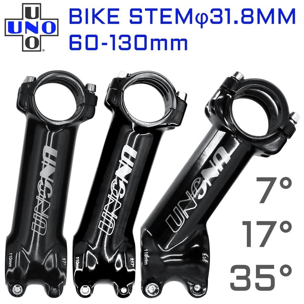 UNO 7 MTB Bike Stem 17 Degree Ultralight Alu 6061 60-130mm Bicycle Stem 35 Degree Kalloy Stem Mounta