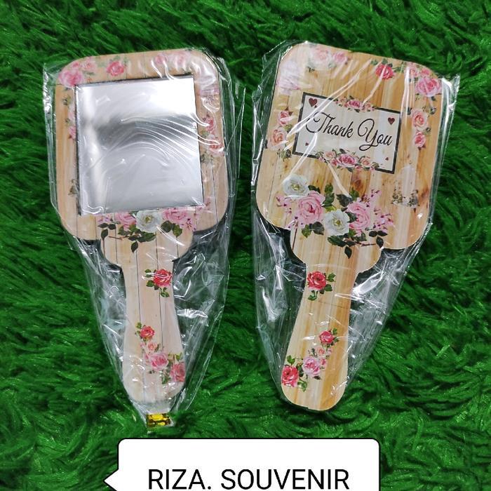 50pcs souvenir kaca gagang kotak MOTIF BUNGA - -, -