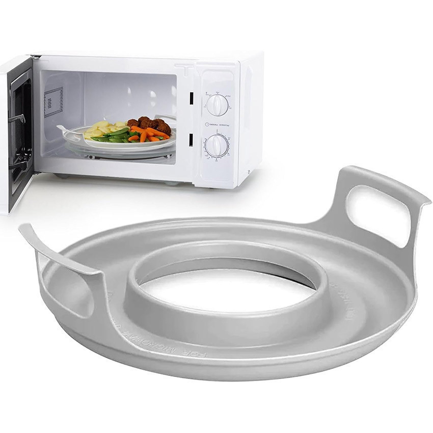 Piring Microwave Tahan Panas dan Microwave Safe / Piringan Tatakan Oven Universal