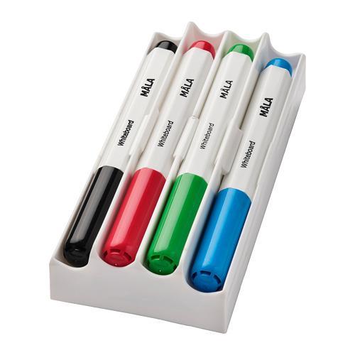 READY perlengkapan menggambar anak / spidol whiteboard/ pulpen warna iiikeaa - pena tinta 12pc