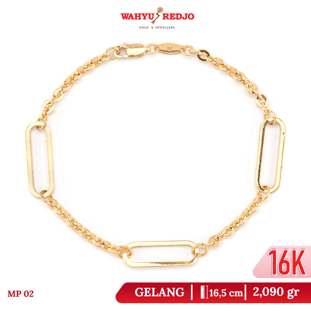 Gelang Emas Kadar 16K Wahyu Redjo GL-16K 32057356 Non Pameran