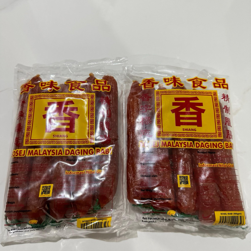 Nature|| lapchiong / lap chiong / sosis babi Malaysia non halal - repack xiang isi 500gram