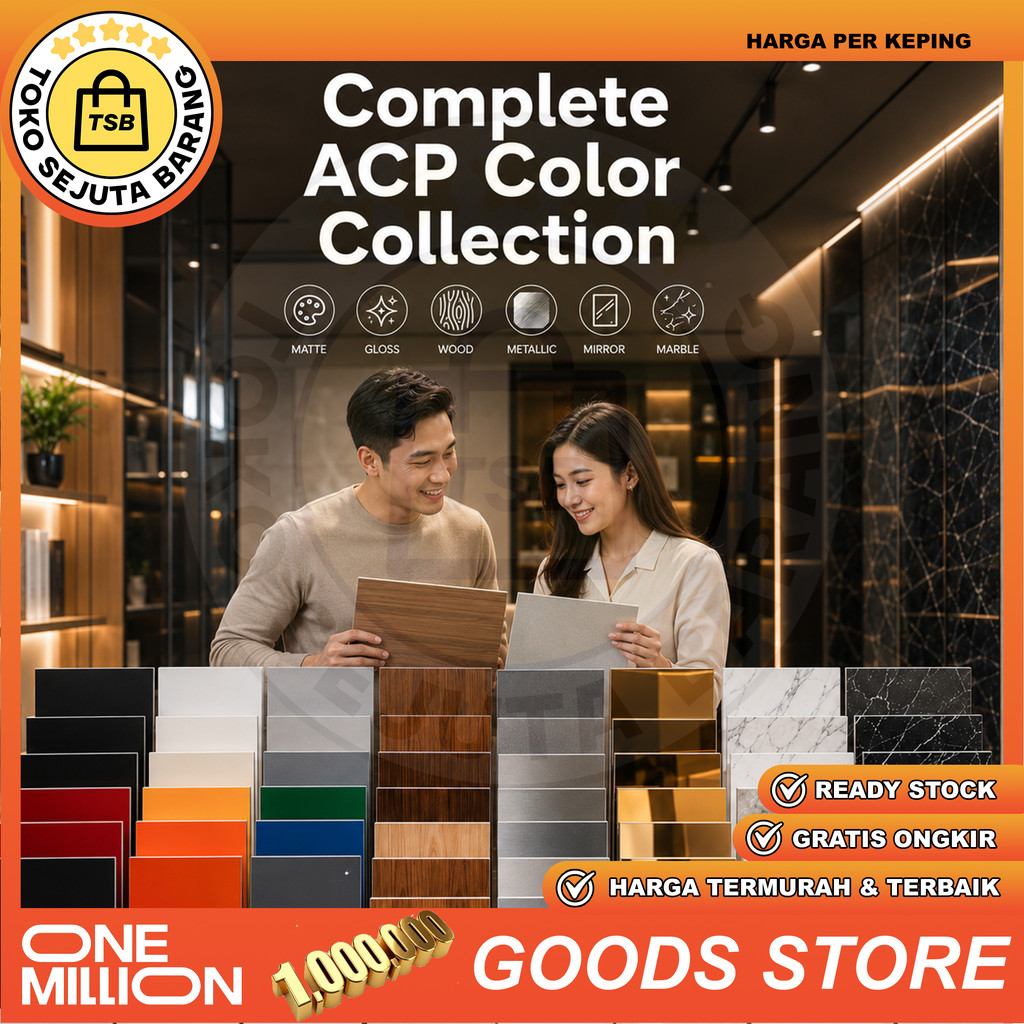 Warna Beragam Aluminium Composite Panel ACP 3mm ACP Sheet Cladding Fasad Gedung Pelapis Dinding Inte