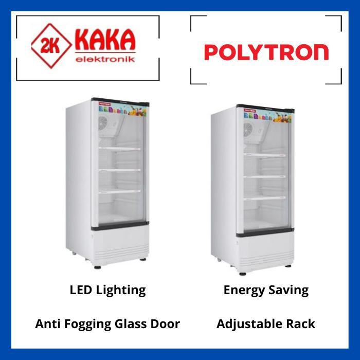 POLYTRON SCN 140 SHOWCASE 1 PINTU 140 LITER POLYTRON SCN-140X SCN140X