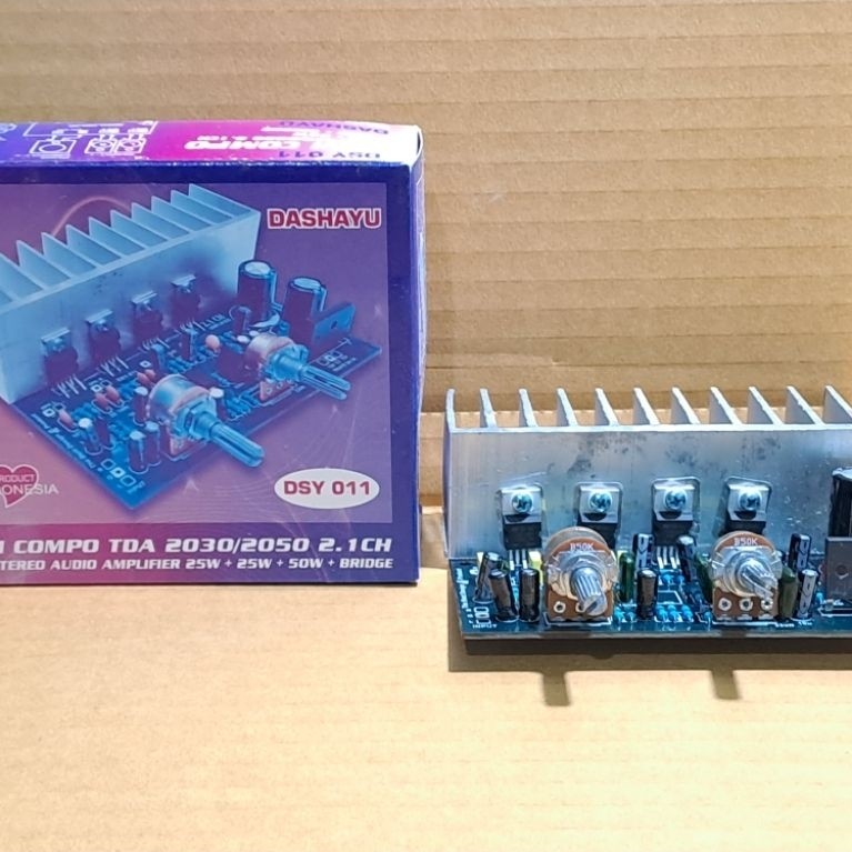 Kit Mini Compo Stereo 2.1 Channel 2 Output + 1 Subwoofer * Promo *